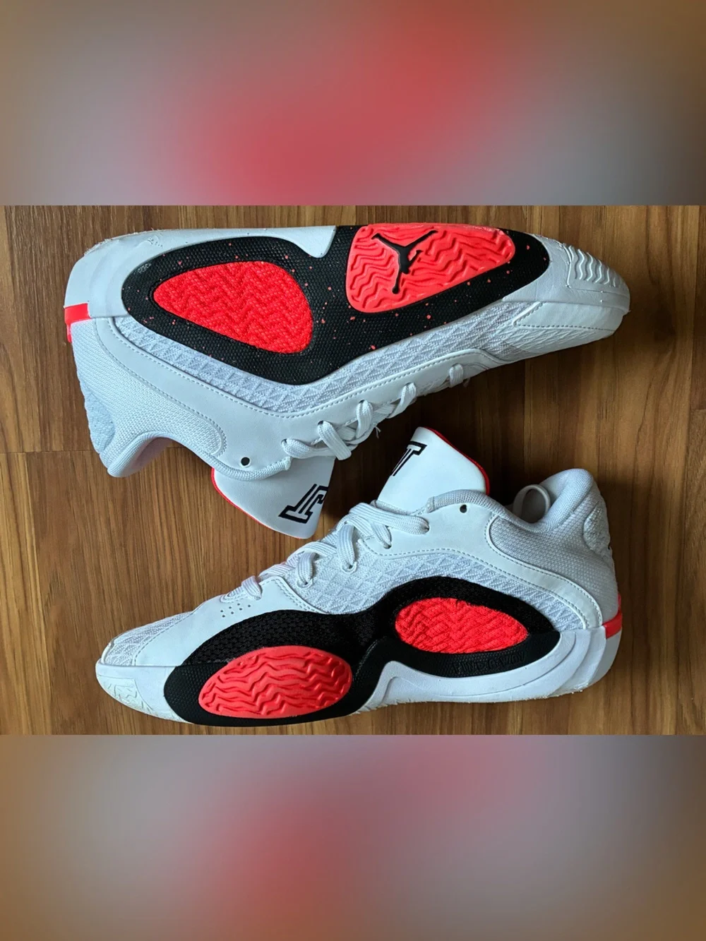 Nike Air Jordan Tatum 2 Red Cement Basketball Shoes Men's Size 8